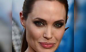 Angelina Jolie (Face) Infection Absent Challenge - Round Moaning.