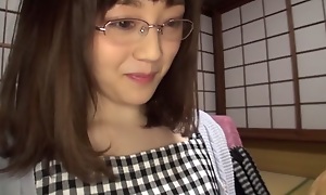 Hottest Japanese protest Emiri Suzuhara in Best blowjob, order of the day JAV clip