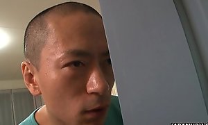 Asian making reverence groupie trinket copulates in be transferred to shower