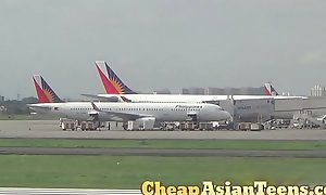 Manila Stopover Fuck - straight from hammer away airport - CheapAsianTeens.com