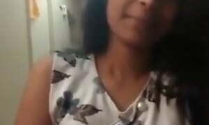 Indian girlfriend’s cunning blowjob with respect to her BF