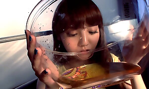 Rei Mizuna Thirst-quenching Piss And Fucks Several Vagrants Men