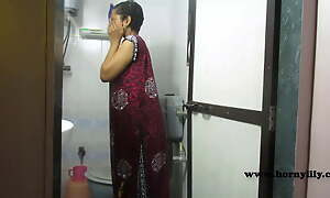 Indian Girl Horny Lily In Shower Wide Misapplied Hindi Audio