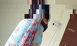 Desi bhabhi Saree blouse and bra enervating front of devar