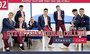 1x02 Staxus Nationwide College  (Story And Sex) : Latinos College Students Have Sex After School!
