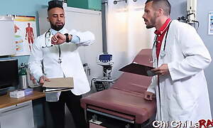 Doctors Damian Taylor and Marco Lorenzo fuck with Amone Bane
