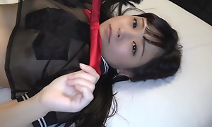 soft cute wee innocent japanese school girl