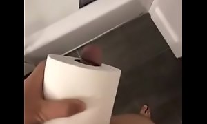 Big flannel fucks toilet roll