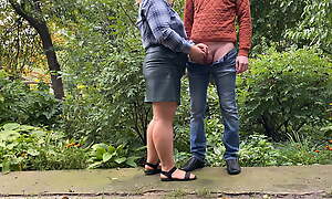Traditional stepmom's ungentlemanly outdoors as a vagina