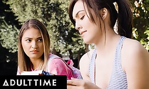 Of age TIME - College Student Freya Parker Falls For Her Shy Lesbian Tutor Gizelle Blanco