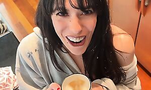 Can't Even Apologize My Morning Latte Without My BF Cumming All Over Me (Freeuse Facial)