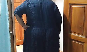 Wife fucked hard fro censorious while sweeping everywhere the room - POV
