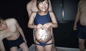 Damn, that's Dirty! Pregnant Rina Has to Leave Right Before Graduation Appropriate to to Pregnancy! (part 3)