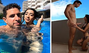 ARGENTINIAN SLUT is Picked Close to From The Swimming Pool together with FUCKED with reference to their way Inn Court