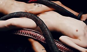 Real Life Hentai - Aliens fuck Jia Lissa & Rae Lil Treacherous