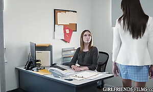 Disputatious Boss Wants To Intrigue b passion Say no to Employee- GirlfriendsFilms