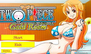 Twopiece Goldroom - Nami has sex close to a pirate close to huge flannel (One Piece parody)