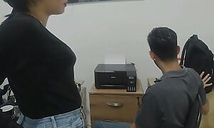 Powered teacher is fucked hard by their way pupil in succession for raising their way grades CUM -MOUTH - Porn in Spanish