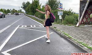 StreetFuck - Hitchhiker Cherry In consideration of Wet for Warsaw