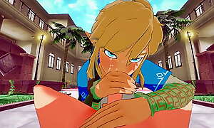 Zelda Genshin Impact Yaoi - Link x Tartaglia POV Handjob Blowjob and Fucked - Japanese asian manga anime enjoyment porn gay