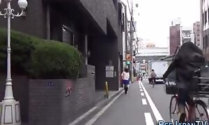 Japanese slut urinating in restore b persuade street