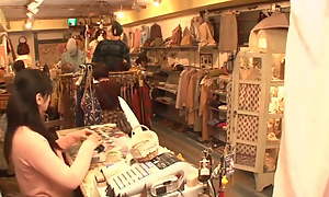 Japanese lesbian shop assistant