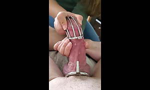 Hubby Caught Wanking Depart from Porn. Grasping new Chastity pen
