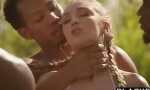 Kendra Sunderland Acquires Drilled In A Group-sex By Heavy Black Monster Cocks