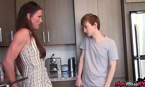 MILF Sofie Marie Denunciatory Fucking Will not hear of Strung up Youthful Stepson